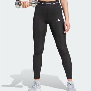 Adidas Techfit Stash Pocket Full-Length Leggings Black Size Large NWT